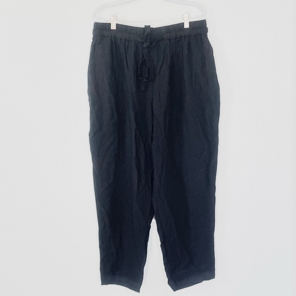 1.State Black Pull On Pants Drawstring Waist Tapered Size XXL NEW - Picture 3 of 11